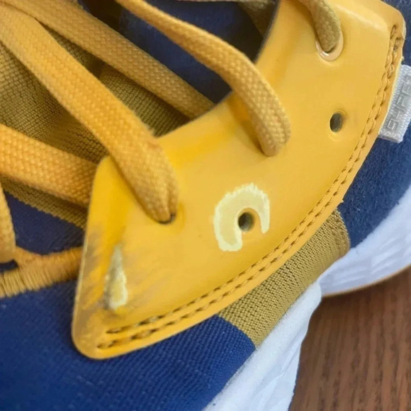 Hardin Vol. 4‎ Basketball shoes Men’s Size 9.5 Blue Suede Yellow Sneakers #54 - Picture 6 of 11